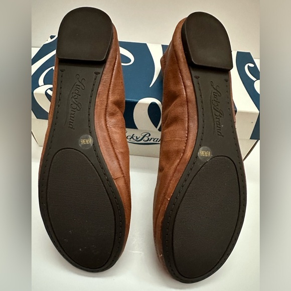 New Lucky Brand Leather Flats - Picture 2 of 9